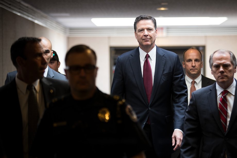 Former FBI Director James Comey