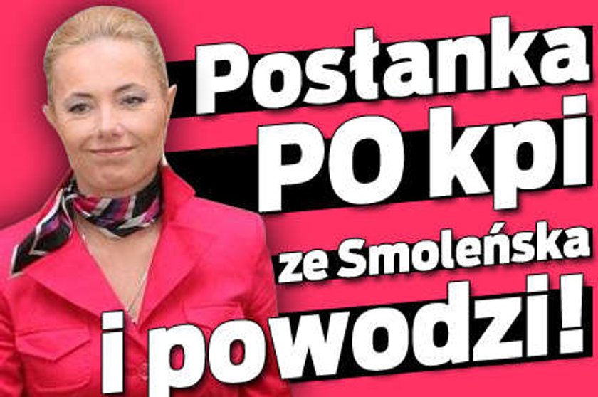 Posłanka PO kpi ze Smoleńska i powodzi!