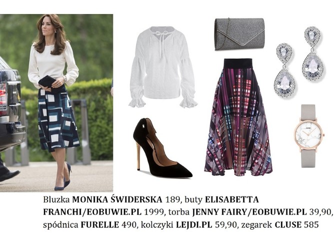 Inspirujące STYLIZACJE księżnej Kate
