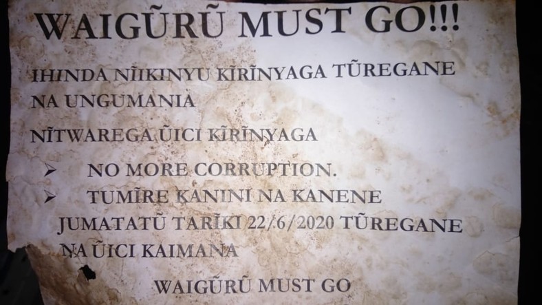 Police go after Waiguru's invisible enemies as anti-Waiguru leaflets circulate in Kirinyaga