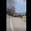 Automobil se zapalio kod Niša