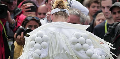 Tenisowa Lady Gaga tym razem na biało