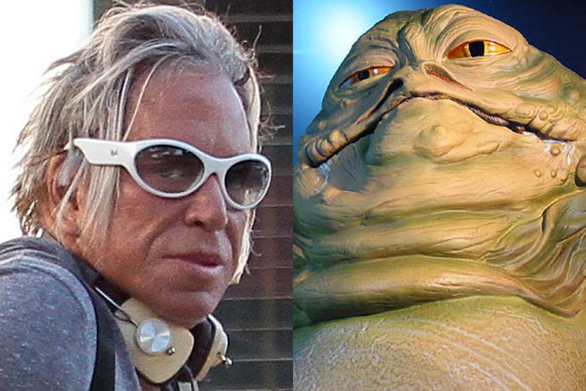 Mickey Rourke jak Jabba