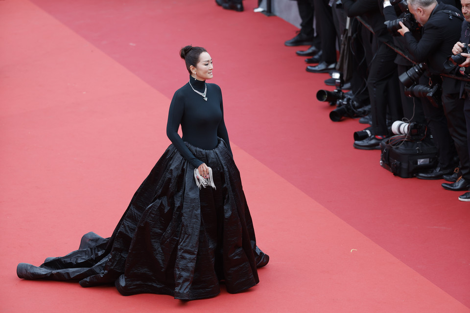 Gong Li na ceremonii otwarcia Festiwalu Filmowego w Cannes