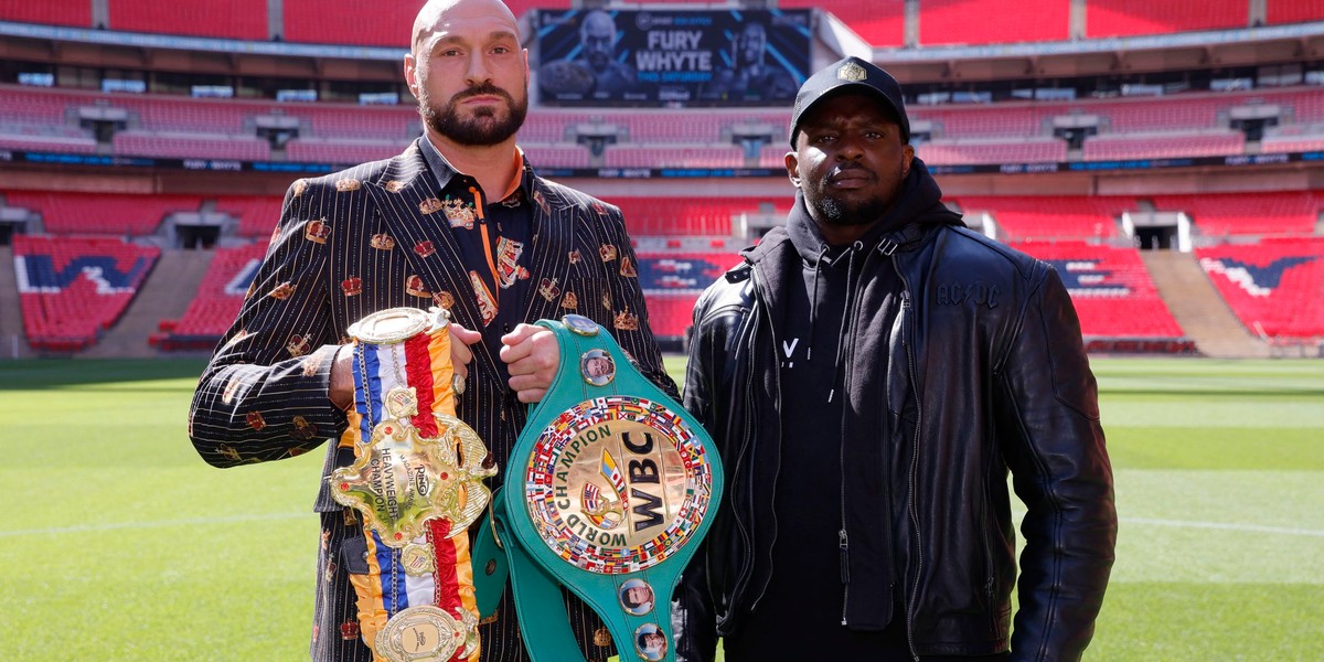 Walka Tyson Fury – Dillian Whyte w sobotę 23 kwietnia w Londynie.