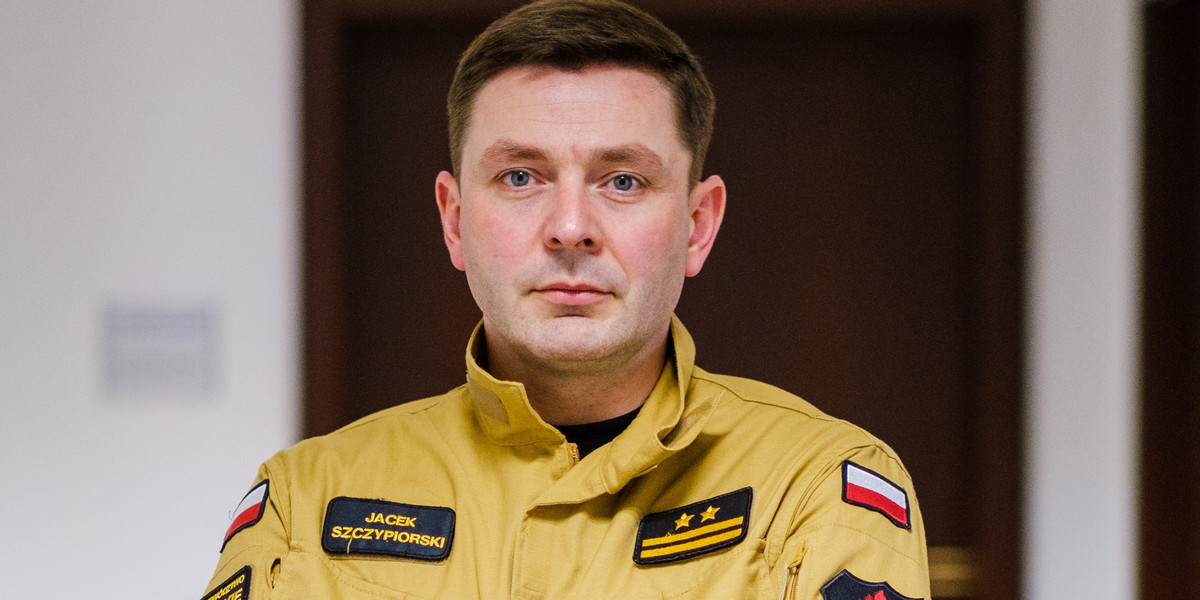 Brygadier Jacek Szczypiorski z PSP w Siemianowicach Śląskich pomagał w akcji ratunkowej po trzęsieniu ziemi w Turcji.