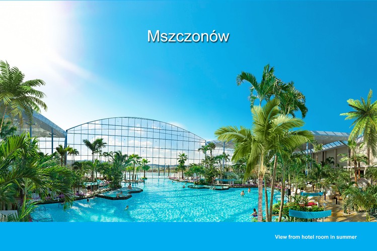 Szacowana liczba gości aquaparku w pierwszym roku działalności może wynieść nawet milion osób.

<br><br>fot. Global City Holdings,Park of Poland