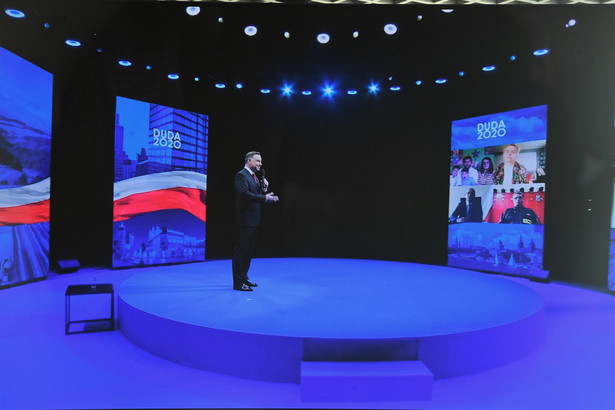 Transmisja konwencji programowej prezydenta Andrzeja Dudy