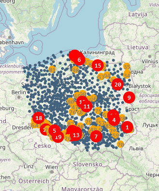 Raport o wyludnianiu się polskich miast, źródło: polskawliczbach.pl