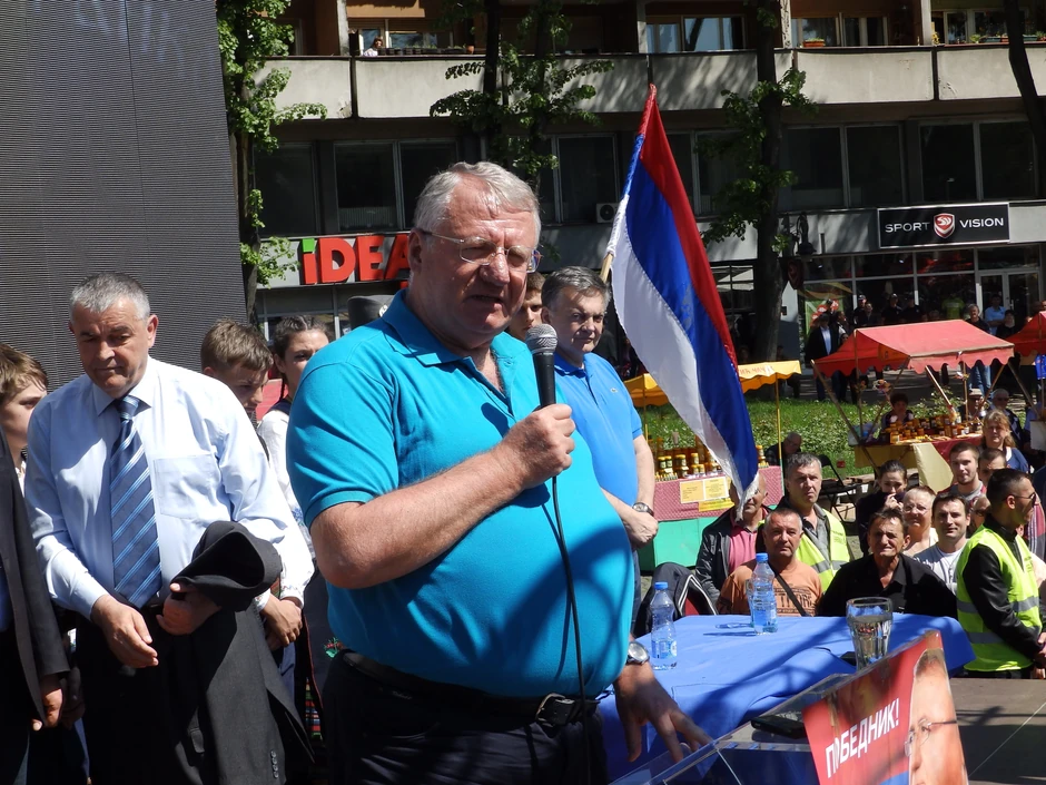 Šešelj na mitingu u Kraljevu