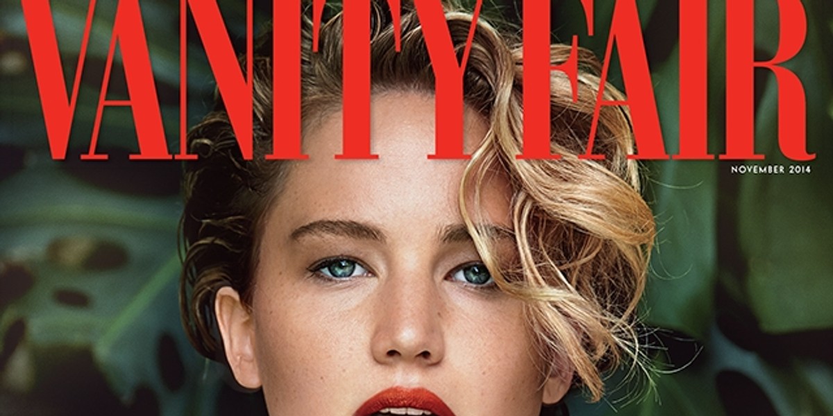 Jennifer Lawrence na okładce "Vanity Fair"