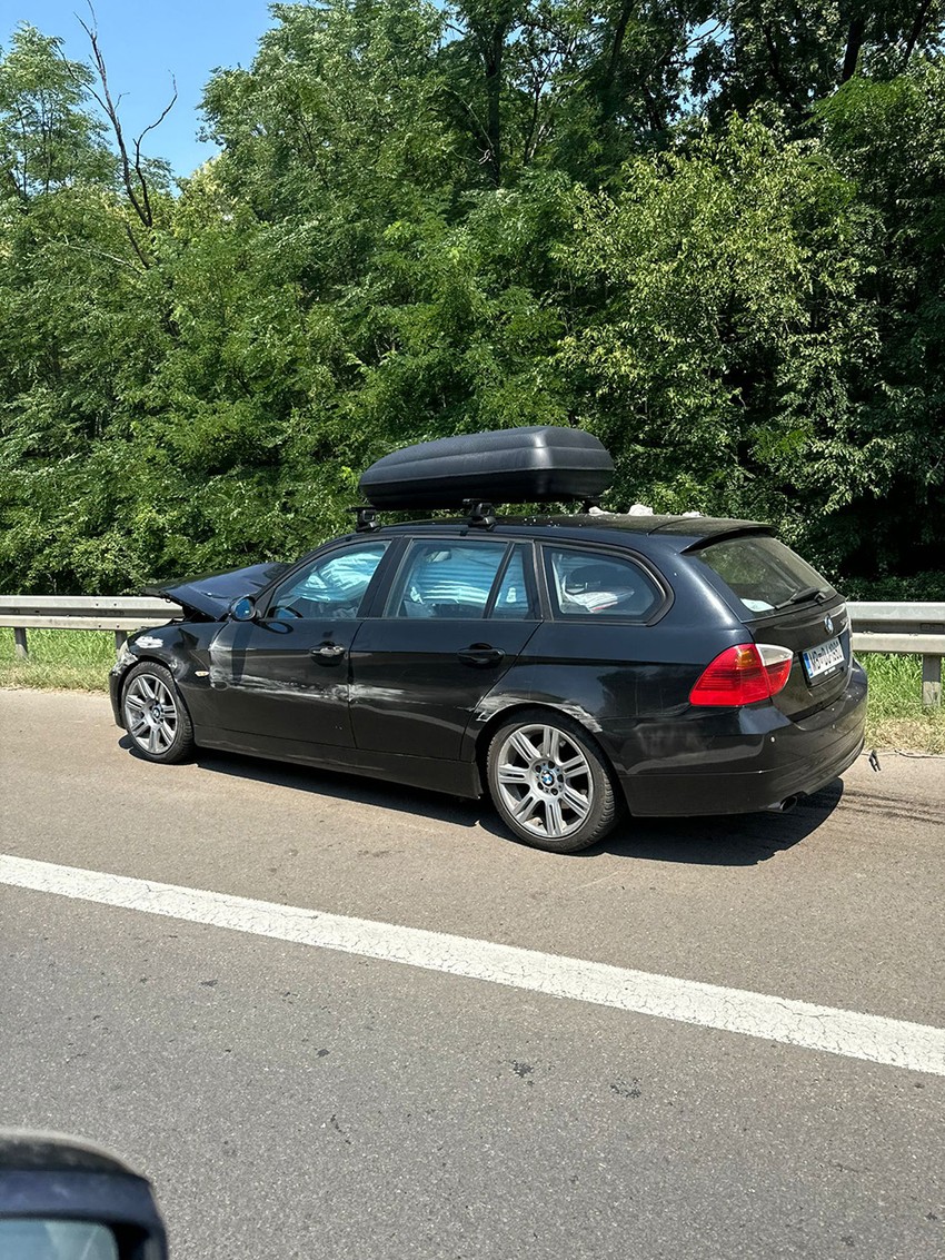 Nesreća na autoputu u Beogradu