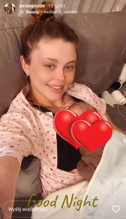 Joanna Obozda posa para una conmovedora foto con su hijo Vincent