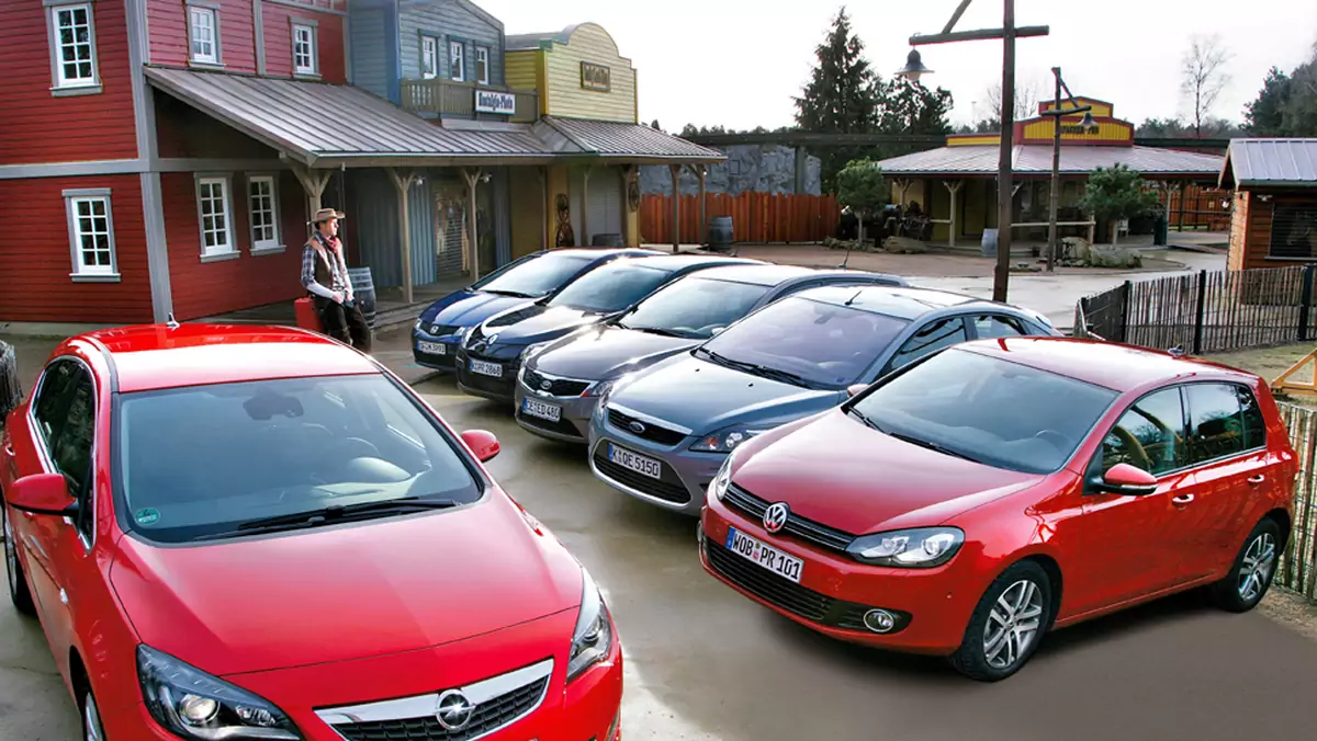 Opel Astra kontra reszta świata, czyli - Ford Focus, Honda Civic, Kia cee'd, Renault Megane i VW Golf