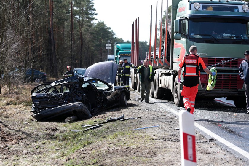 Wypadek na trasie śmierci