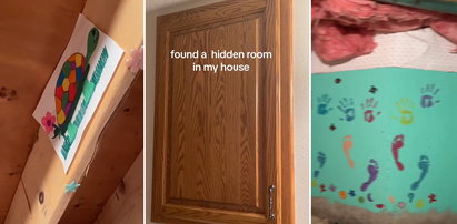 Kobieta znalazła ukryty pokój w domu. To, co zobaczyła w środku, przyprawia o gęsią skórkę
