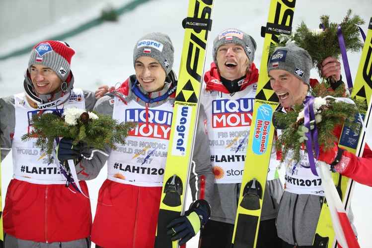 Horngacher doprowadził Stocha, Kota, Kubackiego i Żyłę do złotego medalu w Lahti