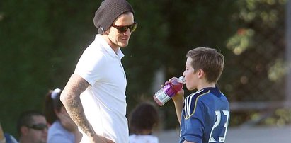 Beckham narobił wstydu synowi