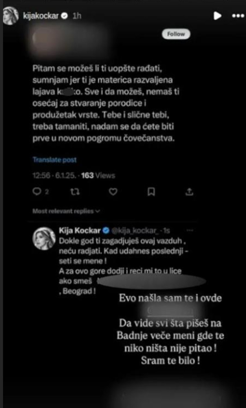 Kristina Kockar objava