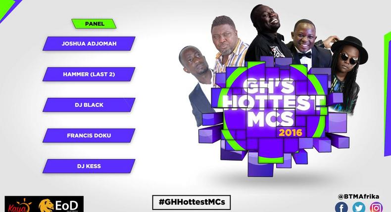 The judges for GH Hottest MCs 2016