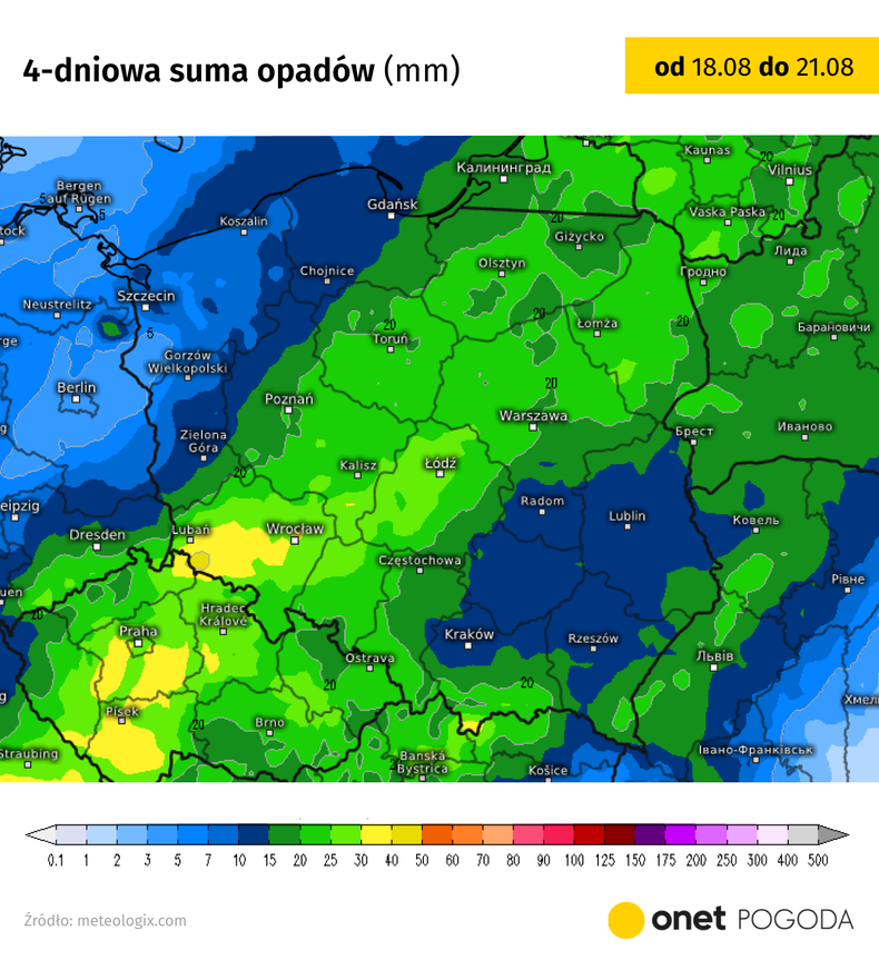 Nadchodzące dni przyniosą wędrówkę burzowych frontów