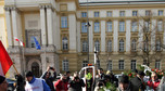 WARSZAWA PROTEST TAKSÓWKARZY