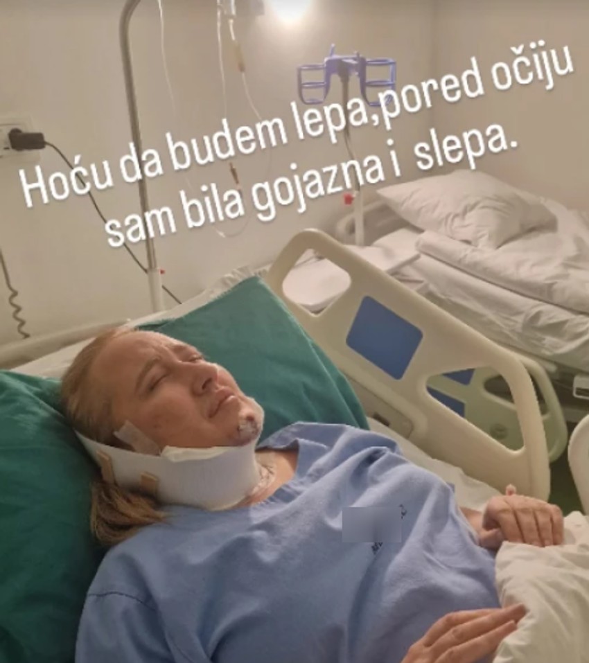 Kristina Karić u bolnici