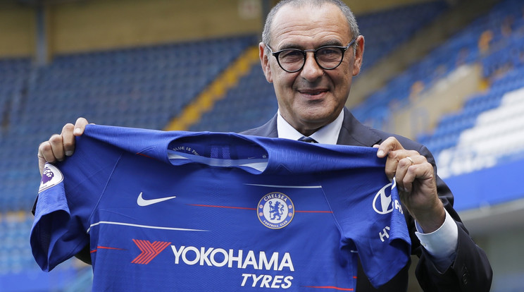 Maurizio Sarri, a Chelsea edzője /Fotó: MTI/ AP /Kirsty Wigglesworth