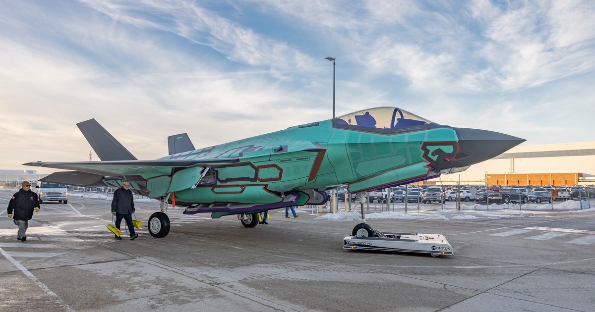 ポーランドのF-35はこんな感じです。国防部が写真を公開
