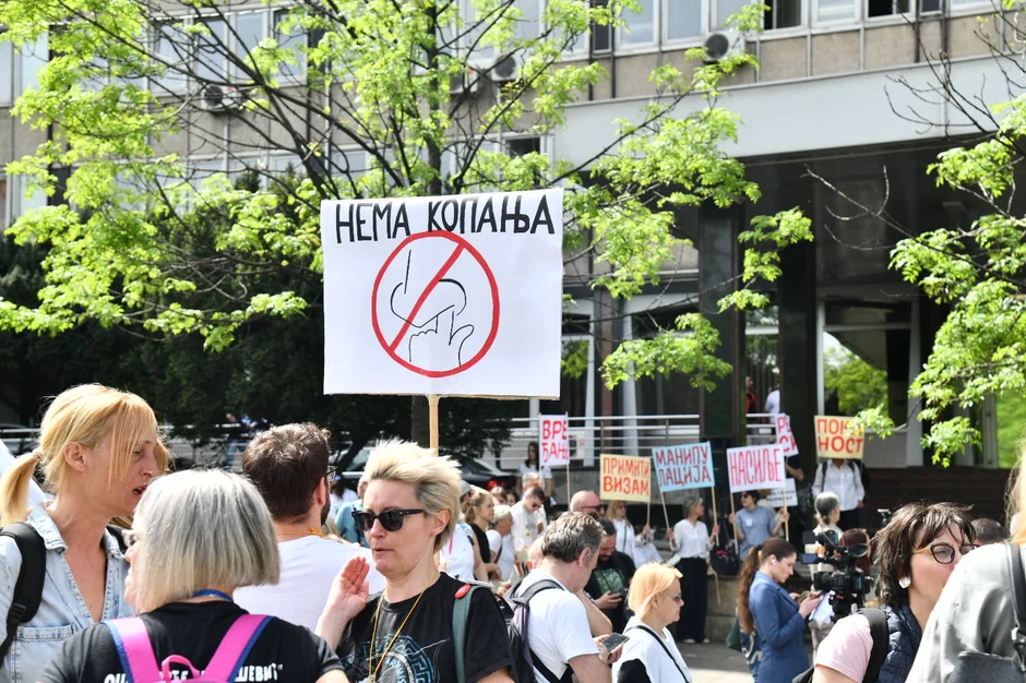 Protest ministarstvo prosvete