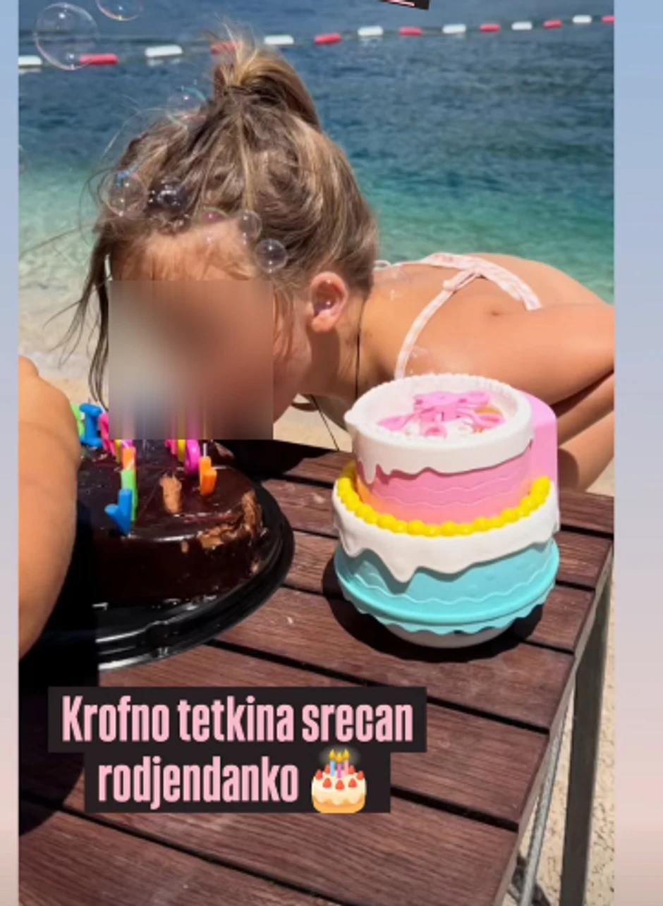 Ćerka Marije Mikić i Jovana Pantića proslavila rođendan