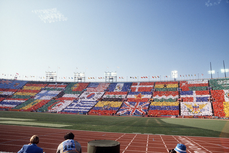 Ceremonia otwarcia igrzysk olimpijskich w Los Angeles 1984