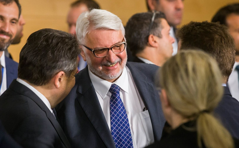 Witold Waszczykowski w kwaterze NATO w Brukseli