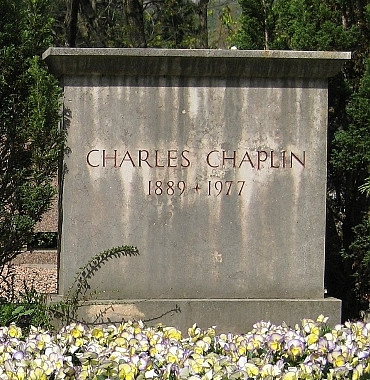 Grób Charlesa Chaplina w Corsier-sur-Vevey