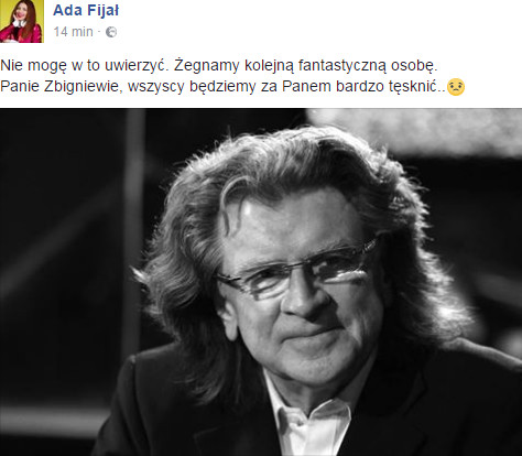 Ada Fijał na Facebooku