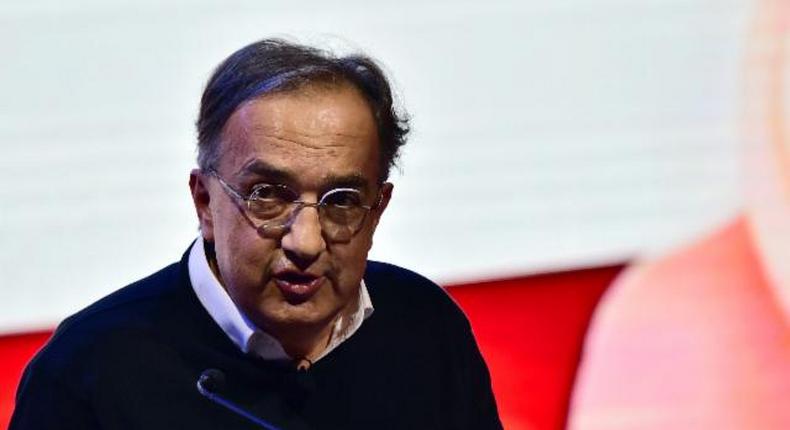 Chief Executive Officer of Fiat Chrysler Automobiles Group Sergio Marchionne