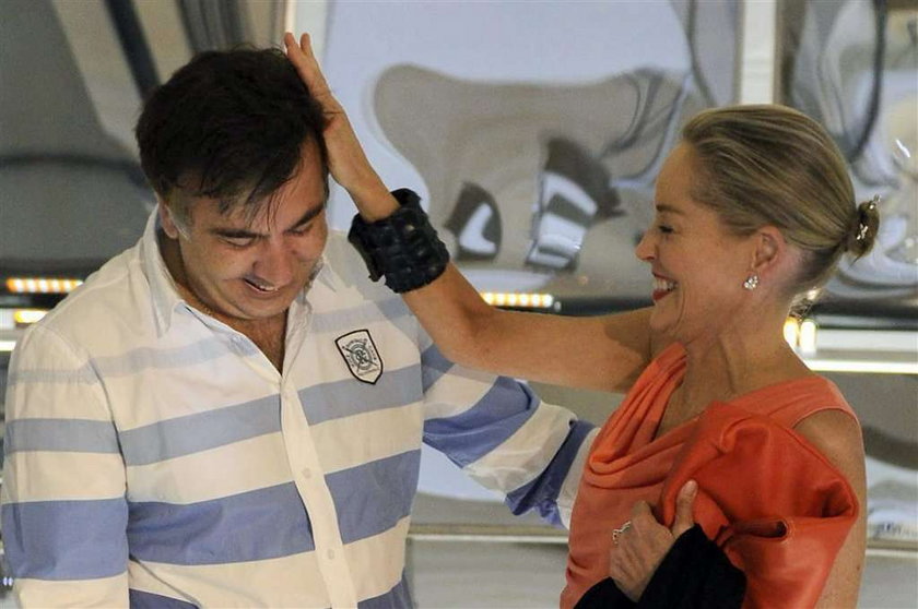 Sharon Stone bawi u przyjaciela Kaczyńskiego