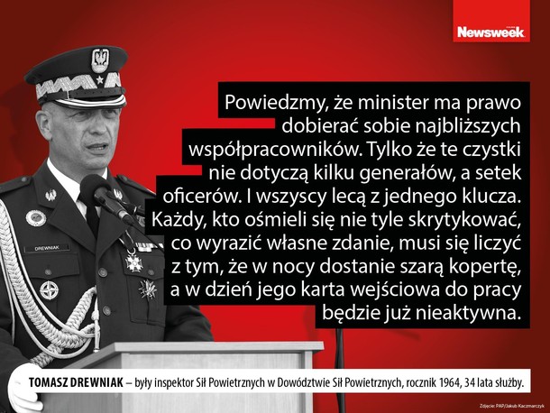 Tomasz Drewniak wojsko armia żołnierze MON Antoni Macierewicz