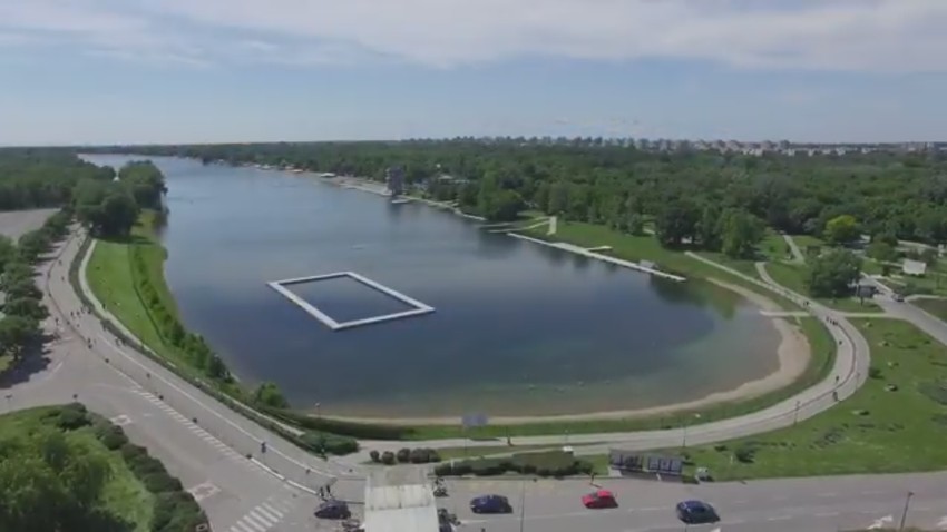 Sve lepote Savskog jezera u jednom snimku