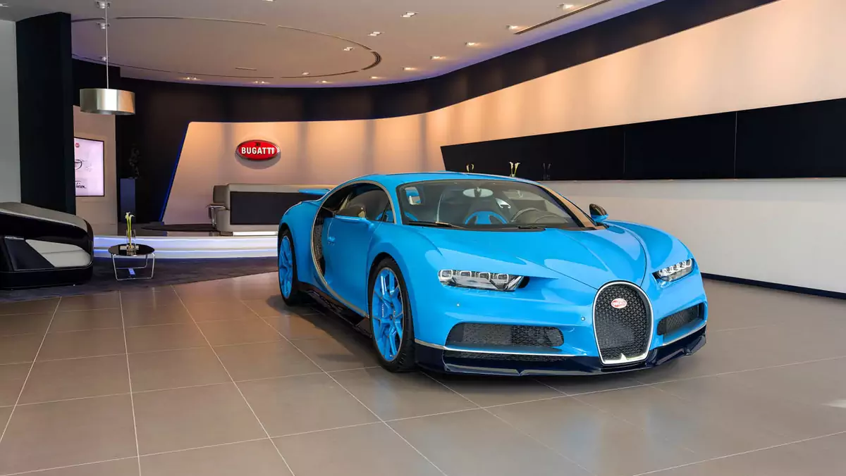 Salon Bugatti w Dubaju