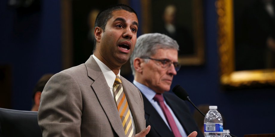 Federal Communications Commission chairman Ajit Pai.