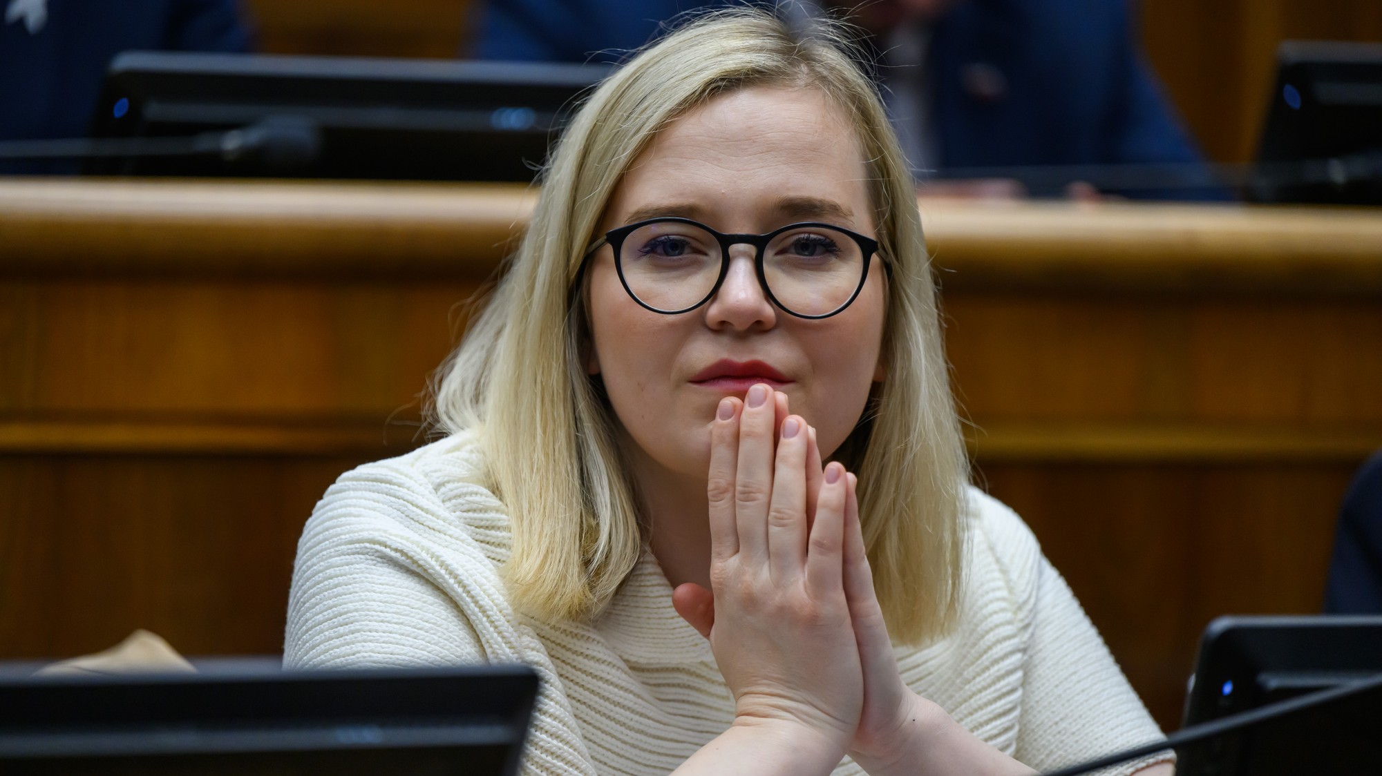 Poslankyňa NR SR Vladimíra Marcinková.