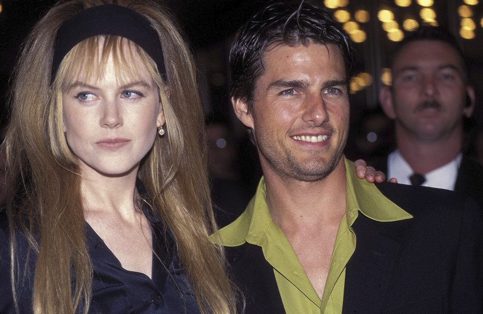 Nicole Kidman z mężem Tomem Cruise'em w 1996 r.