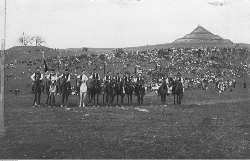 Święto Narodowe Trzeciego Maja pod Kopcem Kościuszki, 1932 r.