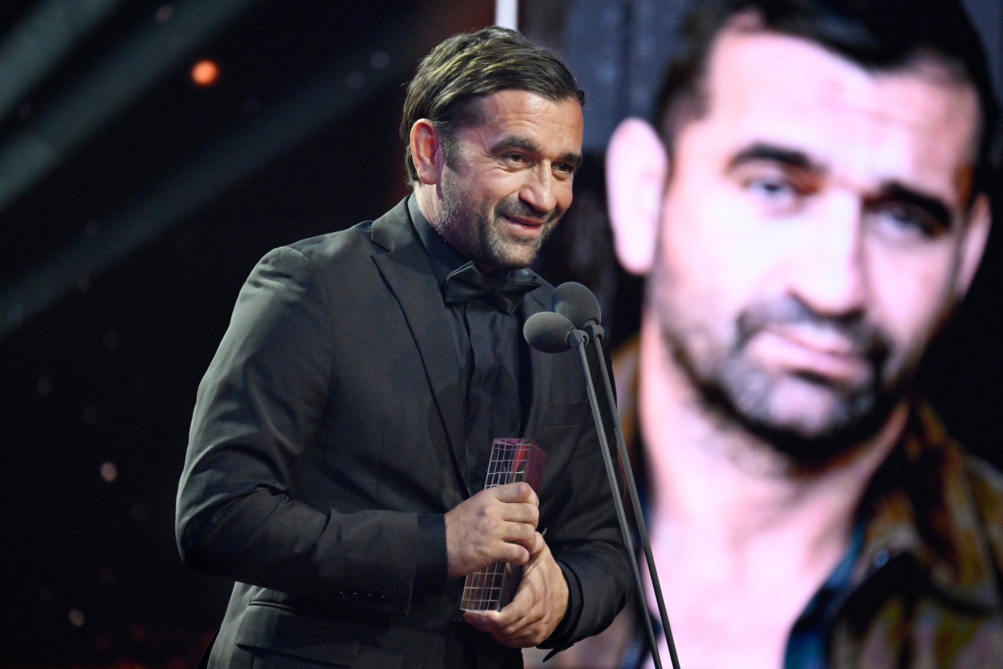 Milan Ondrík počas odovzdávania cien Slnko v sieti 2025.