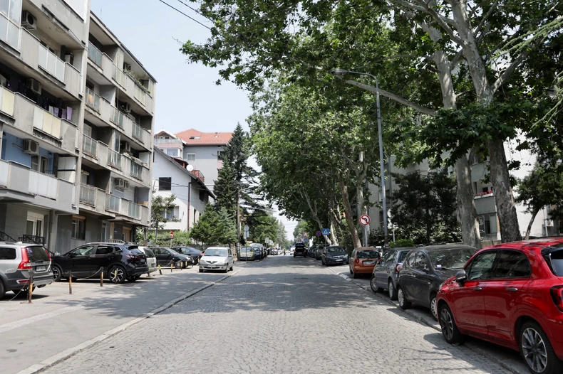 Mesto pucnjave na Voždovcu