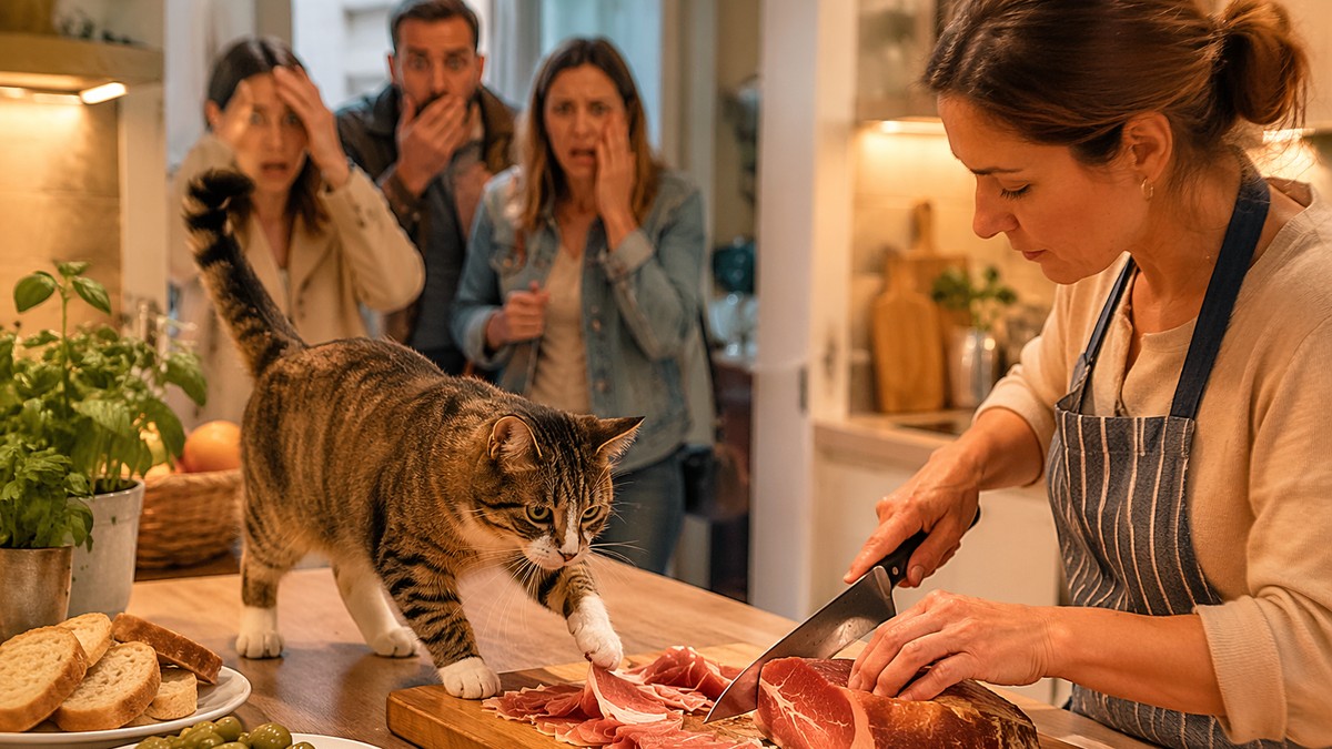 Zgrozili se u gostima (Slika napravljena uz pomoć veštačke inteligencije)