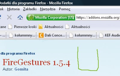 Firefox Nawigacja Za Pomoca Gestow Myszy
