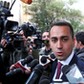 5-Star Movement leader Luigi Di Maio speaks to journalists as he arrives at the Link Campus Universi