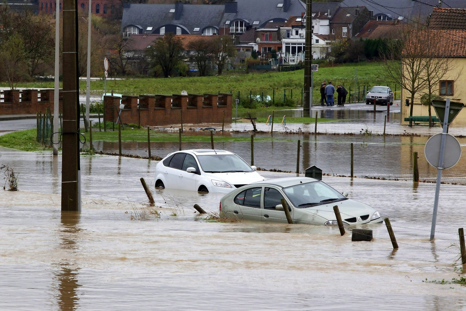 BELGIUM WEATHER HEAVY RAIN FLOODING SUNDAY